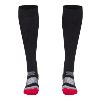 PRESSIO - Equilibrium Compression Sock - Black/Red